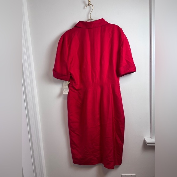NWT Vintage Nipon Boutique Red Dress 10 Christmas valentines - Picture 7 of 9